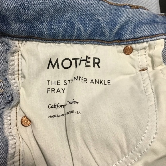 MOTHER The Stunner Ankle Fray in California Cruiser Size 25. - Picture 11 of 12